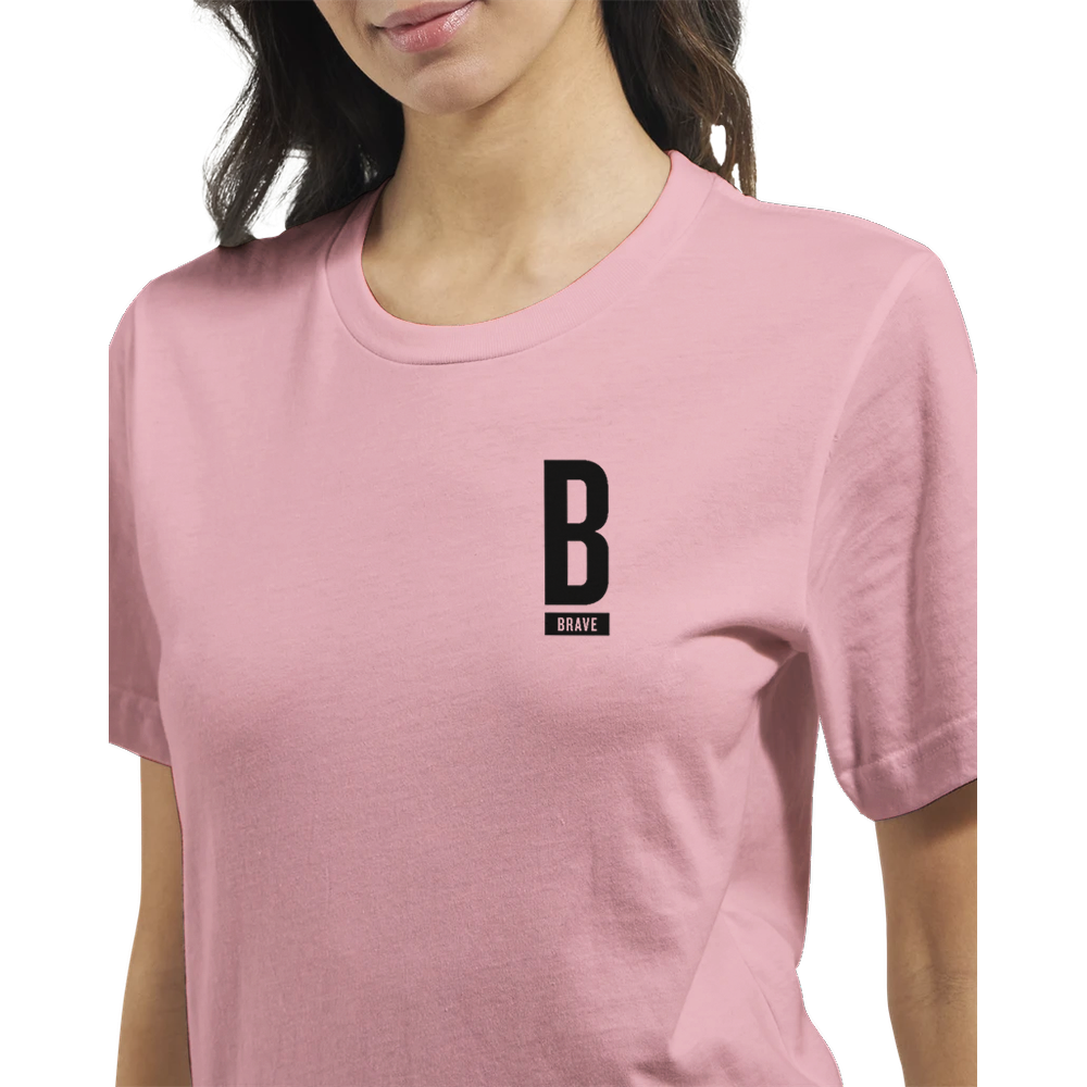 Unisex - You Will, Even if you don't know how to, yet B Brave T-Shirt (Light tee with Black print)